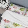thumbnail image 4 of Designart 'Green Cactus Pattern' Mid-Century Modern Duvet Cover Set, 4 of 4