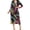 Teal/Pink, variant on Women's Plus Size 2 Piece Tank Midi Dress and Cardigan Set