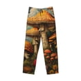 thumbnail image 2 of Haiem Vintage Cloud Mushroom Men's Pajama Pants Ultra Lightweight Pjs Bottoms Sleepwear Bottom Pants With Pocket Drawstring-Medium, 2 of 7