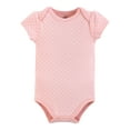 thumbnail image 4 of Hudson Baby Girls Cotton Bodysuits, Love Floral, 6-9 Months, 4 of 5