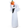 thumbnail image 3 of Patiojoy Halloween Decoration 6FT Inflatable Blow Up Ghost With Pumpkin LED Lights Yard, 3 of 5