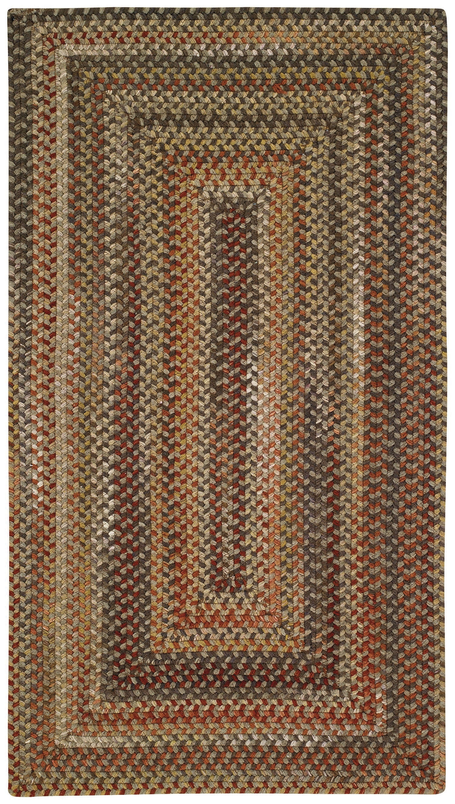 Capel Rugs Manchester Concentric Rectangle Braided Rugs