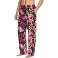 thumbnail image 6 of Pofeuu Rose Flowers Print Men's Pajama Pants, Soft Lounge Pajama Pants with big pockets for Men Plaid Pj Bottoms-X-Large, 6 of 6