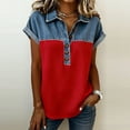 thumbnail image 4 of Camisetas de Manga Larga de Verano para Mujeres Camisetas con Cuello Redondo Casual con Ajuste Regular, 4 of 5