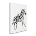 thumbnail image 3 of Stupell Industries Cute Lemur on Zebra Kids' Striped Safari Animals, 36 x 48,Design by Lucca Sheppard, 3 of 5