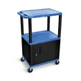 thumbnail image 2 of FSE 373-WT42BUC2E-B 42"H AV Cart - 3 Shelves Cabinet - Black Legs, 2 of 3
