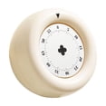 thumbnail image 2 of ZZkhGO Magnetic Mechanical Kitchen Timer, No Batteries Needed Visual Countdown Timer with Alarm, Cute Round Timer for Cooking Baking Classroom Home, White, 2 of 7
