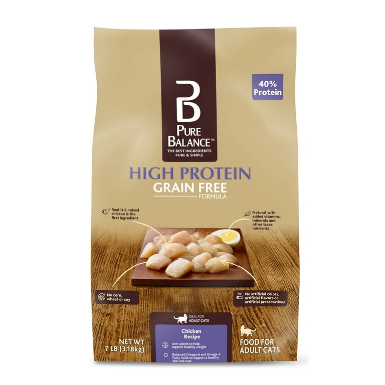 Pure protein cat deals food