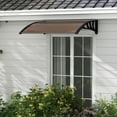 thumbnail image 2 of Gymax 48'' x 40'' Patio Awning Canopy Outdoor Window Door Overhang Rain Snow Protection, 2 of 9