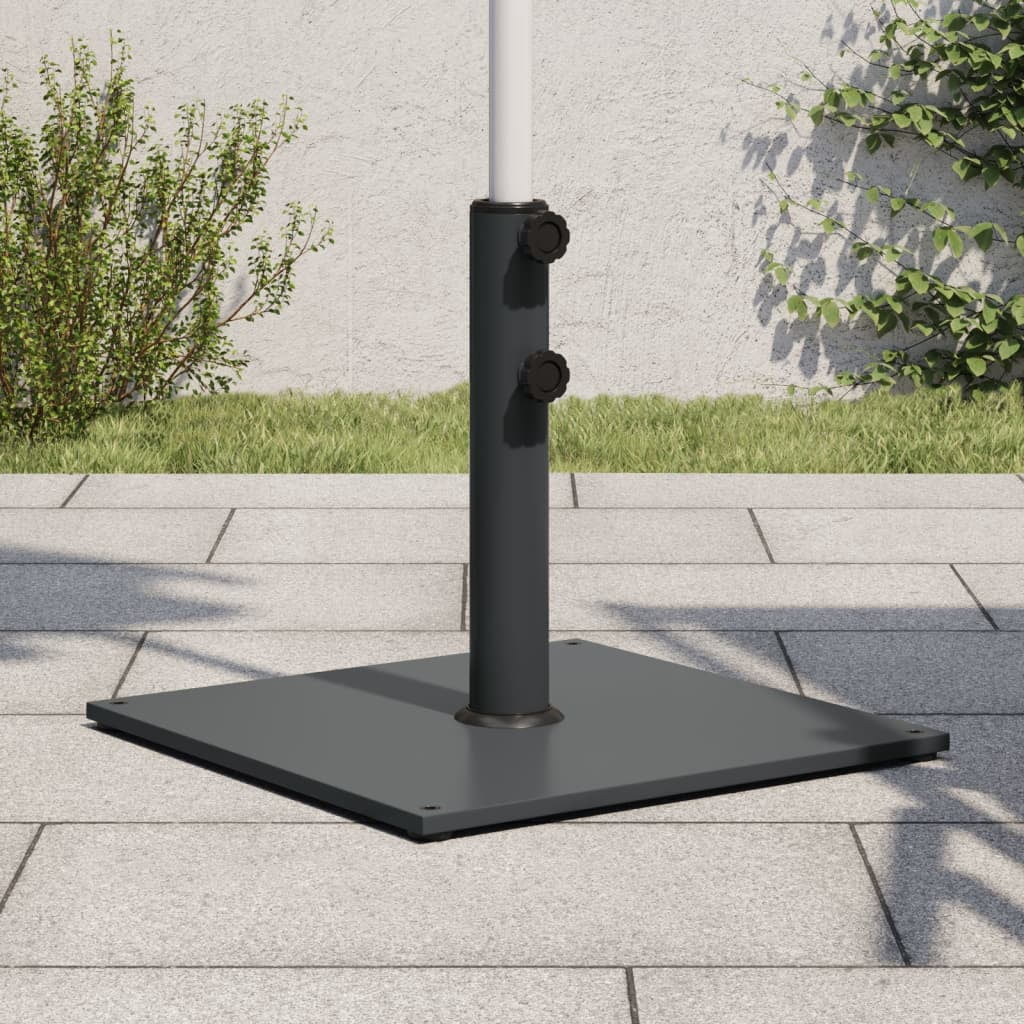 vidaXL Parasol Base Umbrella Stand Parasol Holder Outdoor Garden 37.5 lb Square