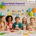 thumbnail image 2 of 20-Pack Movie Night Popcorn Boxes for Party - 26oz Large Paper Snack Buckets - Movie Theme Party Decorations, Event Favors, Container, Carnival and Cinema Night Supplies - Red/White, 6"x2.75", 2 of 6