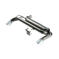 Borla 21-22 Ford Bronco 2.3L 4WD ATAK Axle Back Exhaust w/ Bright Chrome Tips