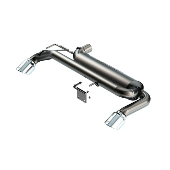 Borla 21-22 Ford Bronco 2.3L 4WD ATAK Axle Back Exhaust w/ Bright Chrome Tips