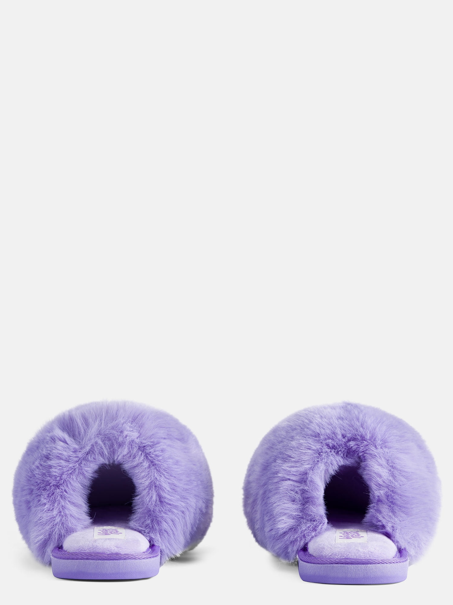 Wonder Nation Toddler, Little & Big Girls Faux Fur Puff Slippers