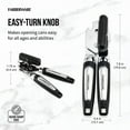 thumbnail image 4 of 1.97 X 1.97 X 7.87 In.Professional Can Opener With Built In Bottle Opener, Black, 4 of 6