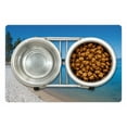 thumbnail image 1 of Lake Tahoe Pet Mat for Food and Water, Clear Water in Shore of Lake Tahoe Idyllic Calming Scene, Non-Slip Rubber Mat for Dogs and Cats, 18" X 12", by Ambesonne, 1 of 2