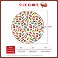 thumbnail image 2 of Fotbe Ice Cream Popsicles Pattern Christmas Tree Skirt, Tree Skirts Plush Christmas Decorations, Christmas Tree Skirts Xmas Decorations Holiday Party Decor-30", 2 of 6