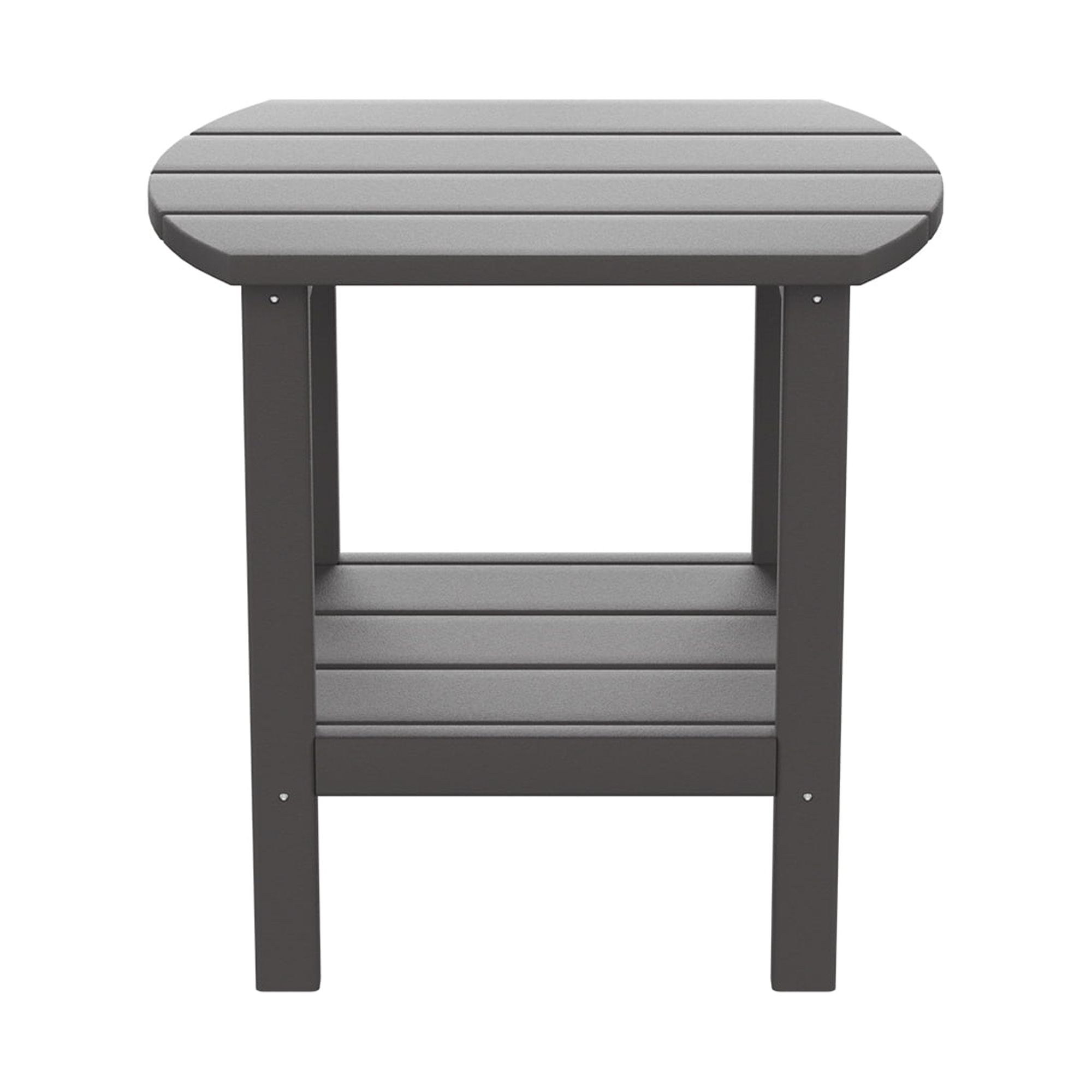 BesBuy 2022 Upgraded Outdoor Side Table with 2 Layer Storage, Plastic Waterproof and UV Resistant HDPE Coffee End Tables for Patio, Backyard, Pool, Indoor Use - image 2 of 6