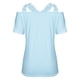 thumbnail image 4 of Puntoco 2024, tops a la moda de verano para mujer, moda de verano para mujer, cuello en V, encaje informal, Patchwork, blusa lisa de Caims, 4 of 9