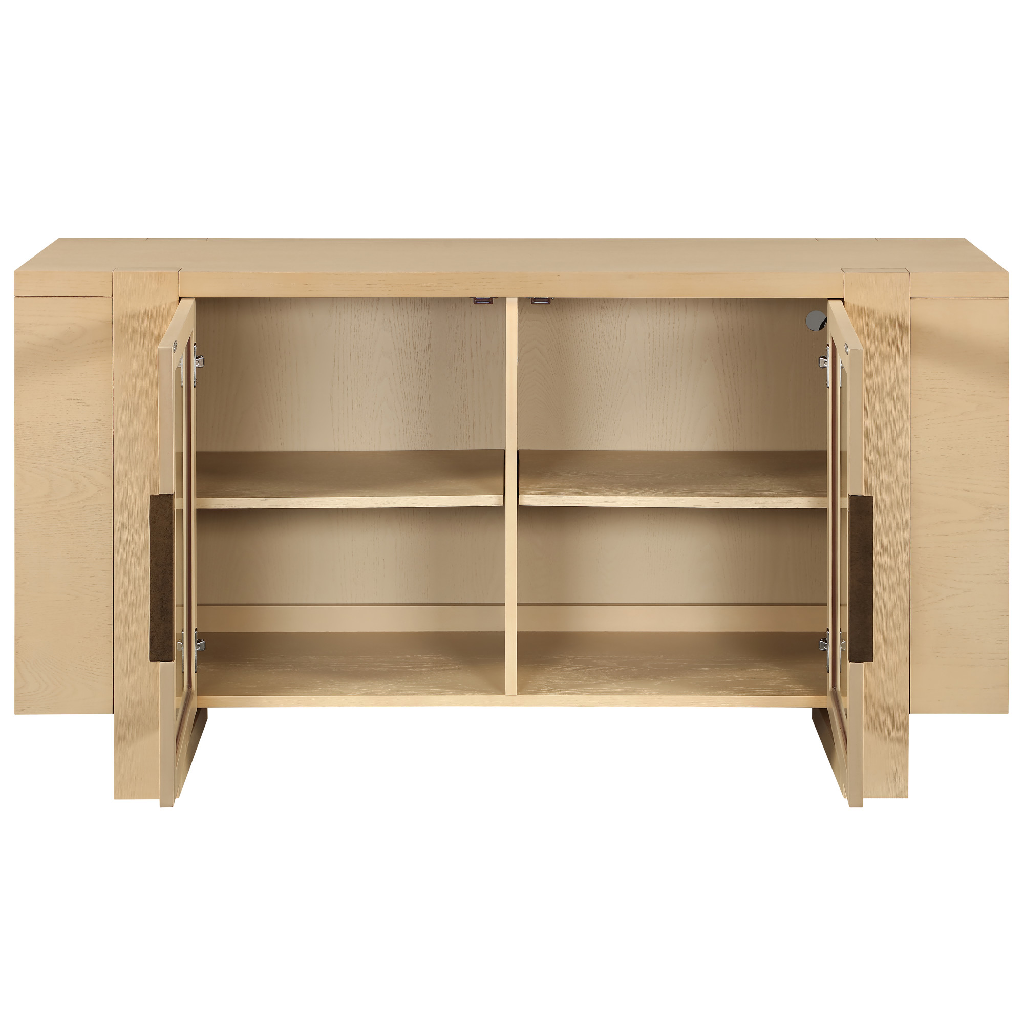 Steve Silver Reid Sand 60 inch Width Sideboard with 2 Shelves