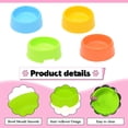 thumbnail image 3 of 4pcs Dog Bowls Cat Bowls Plastic Bowls, 3 of 5