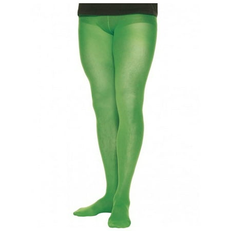 Adult size Men's Green Tights - Elf - Peter Pan - Costume