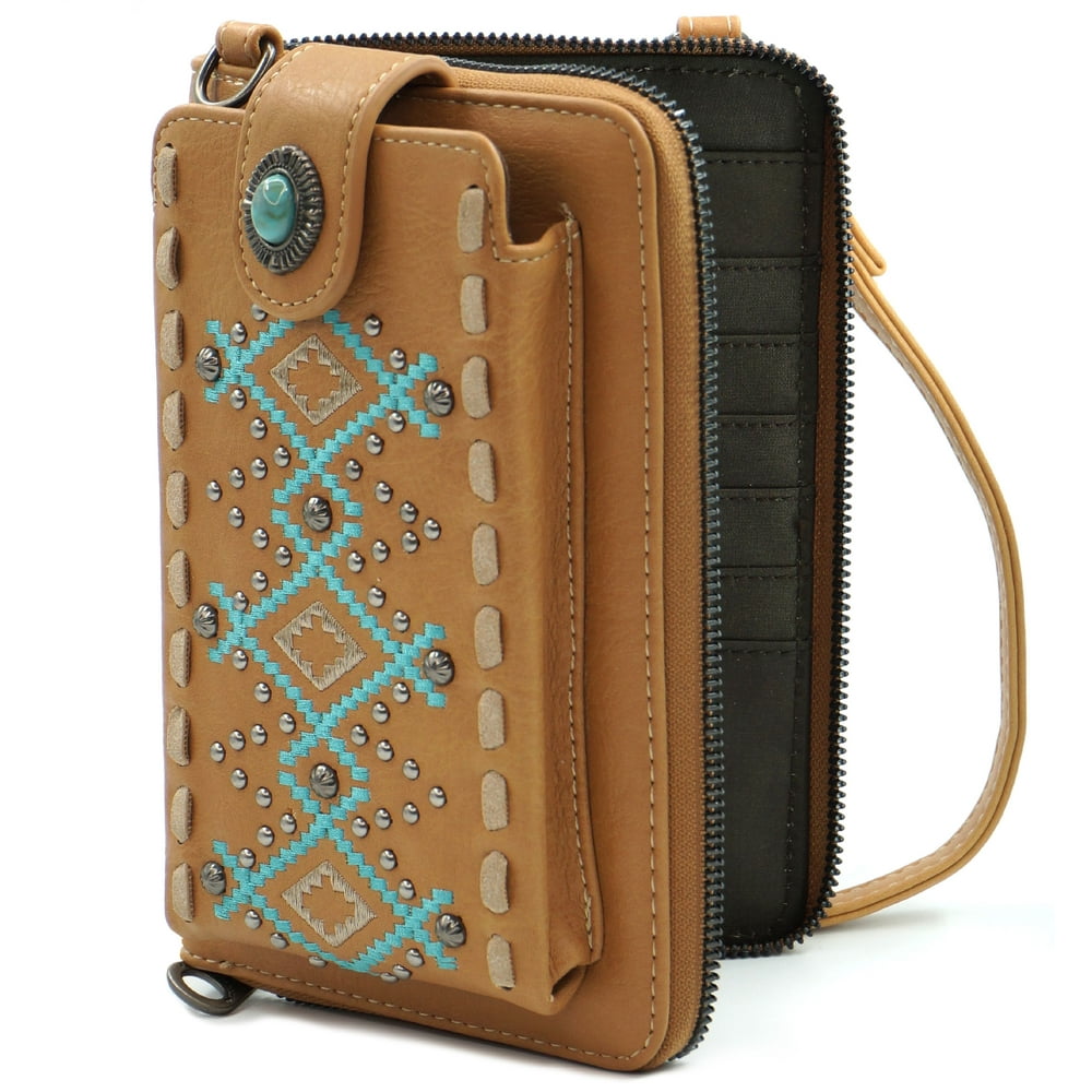Montana West Crossbody Wallet Purse For Women Travel Size 12 Slots