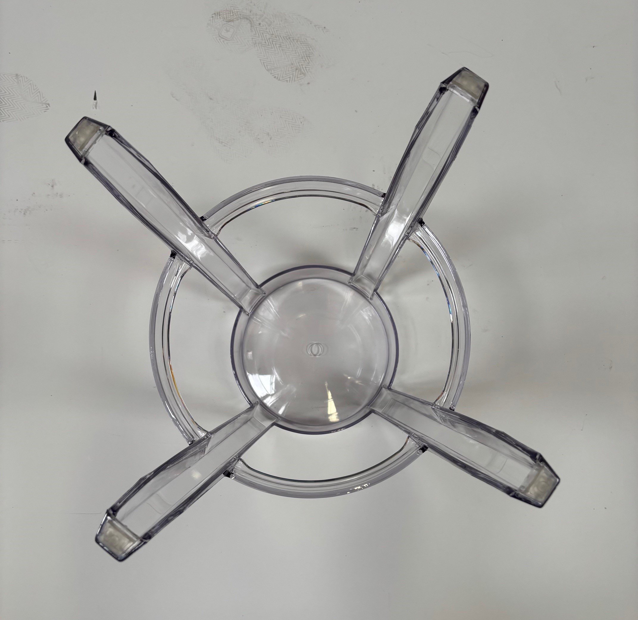 Bar Stool - Phantom Resin - Clear (2/Box)