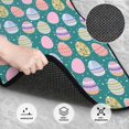 thumbnail image 3 of Lsque Colorful Easter eggs Print 4-Piece Floor Mats, Heavy-Duty Rubber Liners, Anti-Slip Design, All-Season Automotive Protection, Vehicles, Cars, Trucks, and SUVs, 3 of 7