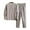 Grey, variant on JIKNTTR Men's Hawaiian Matching Set Linen Long Sleeve T Shirt Set For Men Plus Size Casual 2 Piece Outfit Relaxed Fit Top And Pants Trendy Versatile Outfits