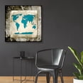 thumbnail image 4 of Epic Art 'Sea Map II' by Lightbox Journal, Acrylic Glass Wall Art, 36"x36", 4 of 8
