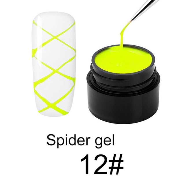 WIFKLSIIPG Spider Varnish 8ml Nail Spider Gel Web Painting Creative Nail Gel Wire Drawing