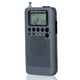 thumbnail image 2 of Radio reloj portátil AM/FM, altavoz claro, auriculares, gris, 2 of 9