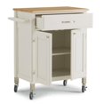 thumbnail image 2 of Dolly Madison Off-White Kitchen Cart, 2 of 13
