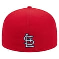 thumbnail image 4 of Men's New Era Red St. Louis Cardinals Ransom 59FIFTY Fitted Hat, 4 of 6