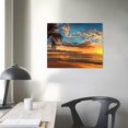 thumbnail image 4 of Orinice Sunset Ocean Paradise Beach Gloss Poster - Large   20x16in, 4 of 6