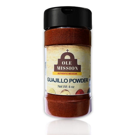 Guajillo Chile Powder 4 oz - Ground Chili Peppers For Cooking Sauce, Paste, Salsa, Tamales, Enchilada, Mole, Sweet Heat Chili and Mexican Recipes by Ole Mission 4 (Best Pepper Sauce Recipe)