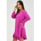 thumbnail image 2 of Vestido con olan Roman Fashión /Juvenil, 1270 (Fiusha) fucsia G Roman Fashion V-ST-1270-FIUSHA, 2 of 6
