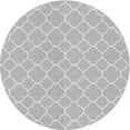 thumbnail image 1 of Ahgly Company Indoor Round Patterned Dark Gray Area Rugs, 6' Round, 1 of 6