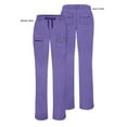 thumbnail image 5 of Adar Pro Heather Scrubs For Women - Slim Fit Tapered Scrub Pants, 5 of 7