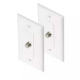 thumbnail image 3 of Steren 1GHz White Decorator TV Wall Plate with 1-F81 Connector - High-Performance with Flush-Mount Design, 3 of 4