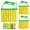 green 3pcs, variant on 3Pcs Window Blind Cleaner Duster Tool, 7 Fingers Washable Microfiber Brush, Crevice Cleaning Tool for Venetian Blinds & Air Conditioner Vents