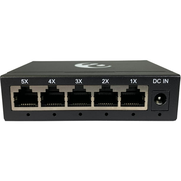 5 Port 10/100/1000 Mbps Gigabit Desktop Metal Switch