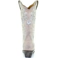 thumbnail image 4 of Corral Boots Womens Floral Embroidered Crystal Snip Toe Cowboy  Mid Calf Bo, 4 of 5