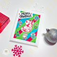 thumbnail image 3 of Troqueles de corte de Metal con sentimientos de Feliz Navidad, plantilla de sellos transparentes para decoración de diario de recortes, plantilla en relieve, tarjeta DIY, 3 of 4
