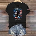 thumbnail image 6 of Work Clothes,Ladies USA 250th Birthday Anniversary Top, Breezy Relaxed Style Printed Round Neck Shirt, Breathable Summer Fabric, National Day Party, 4th of July Celebration Souvenir Gift, 6 of 9