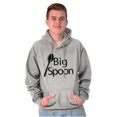 thumbnail image 2 of Big Little Spoons Cute Matching Set Hoodie Hooded Sweatshirt Men Brisco Brands L, 2 of 4