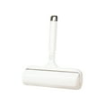 thumbnail image 2 of Extra Large Lint Roller 24cm | Reusable Pet Hair Remover Sticker | Strong Plastic Roller for Clothes, Sofas, Carpets | White Yellow, Compact Portable Design, 2 of 6