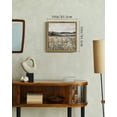 thumbnail image 6 of Drsoum Vintage Landscape Canvas Wall Art Prairie in Full Bloom Classic Wall Prints Modern Farmhouse Kitchen Bathroom Office Decor 10x10in Natural Framed, 6 of 6