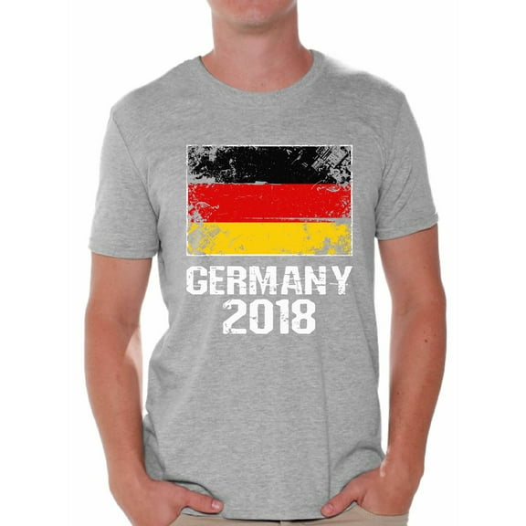 Awkward Styles Germany 2018 T Shirt for Men Flag of Germany Men's Tee Shirts Germany Soccer Shirt for Football Fans Germany Soccer Gifts for Him Germany Shirts for Men